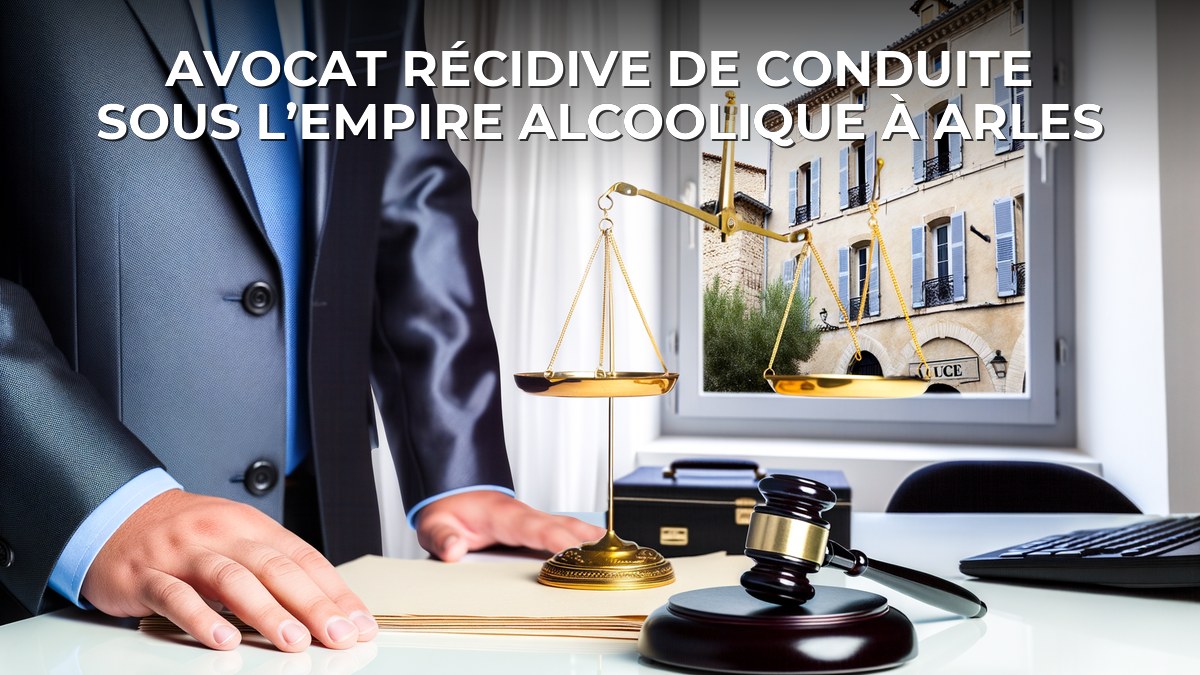 Avocat récidive de conduite sous l’empire alcoolique à Arles