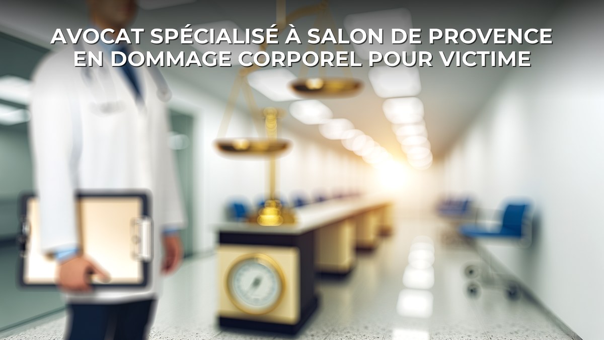 avocat spécialisé à Salon de provence en dommage corporel pour victime
